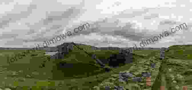 A Panoramic View Of Hadrian's Wall, Stretching Across A Desolate Moorland Under Another Sky: Journeys In Roman Britain