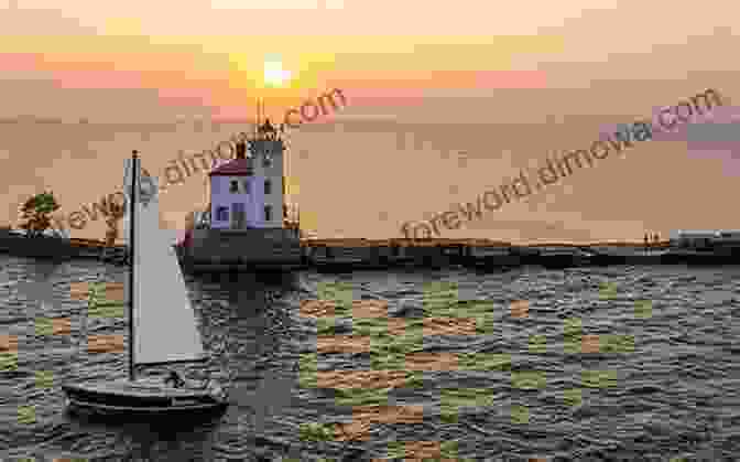 Color Photo Of Modern Fairport Harbor With Sailboats In Foreground Fairport Harbor (Images Of America)