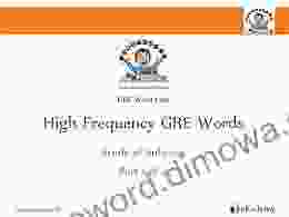 High Frequency GRE Words: Study Of Subjects Part 1 Of 3 (GRE Word Lists 7)